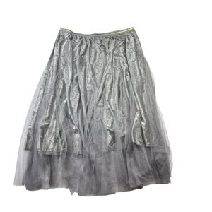 NWT RAGA Anthropologie Tulle Overlay Skirt 1X